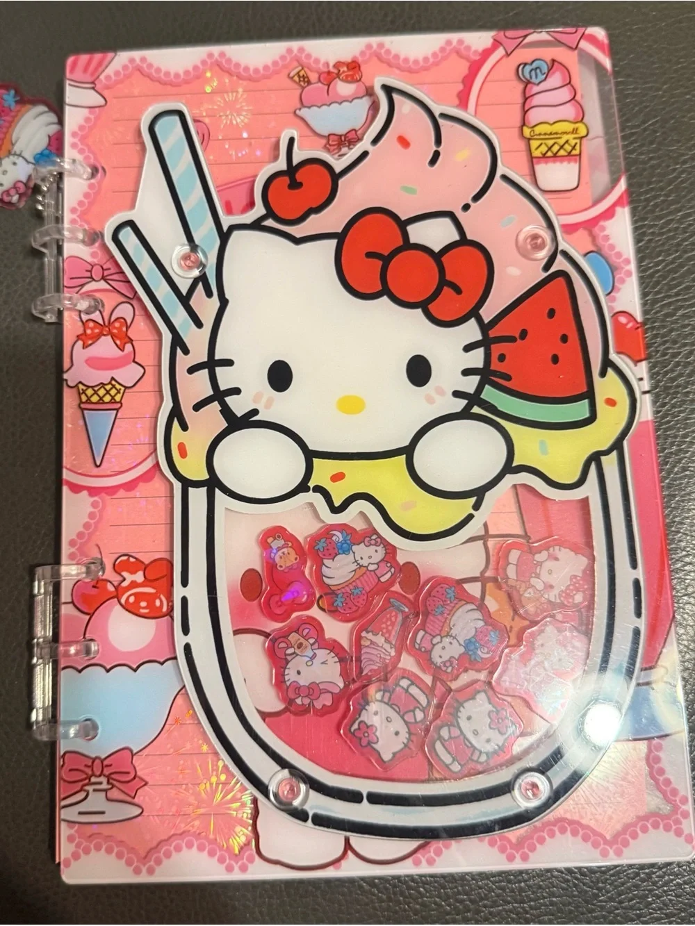 Hello Kitty Pink Ice Cream & Watermelon Notebook